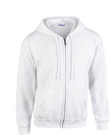 Mikina HB Zip Hooded, bílá