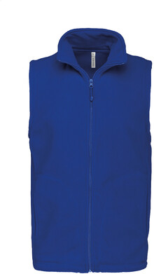 Fleecov zateplen vesta KA913, modr