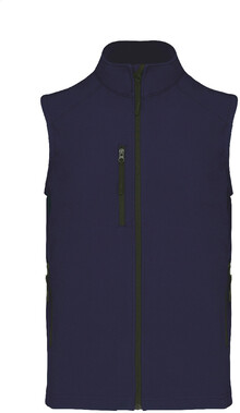 3vrstv softshellov zateplen vesta KA403, tmav modr