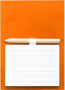 Blok s magnetkou Pecfri, oranžová