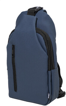 Crossbody taka z RPET Crobud, tmav modr