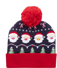 Vnon LED zimn epice, Santa Claus Norrsken, vcebarevn