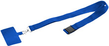 RPET lanyard na mobil Revent Call, modrá