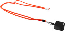 RPET lanyard na mobil Corphon, červená