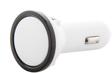 USB nabíječka do auta BiPower, bílá