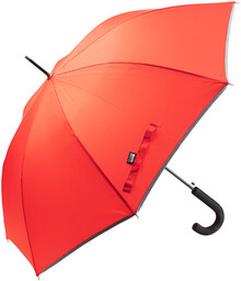 Reflexní RPET deštník Thunder Max, červená