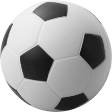 Antistresový míč Kick, černá, bílá