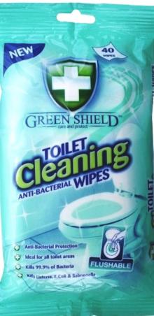 UBROUSKY ÚKLIDOVÉ GREEN SHIELD na WC