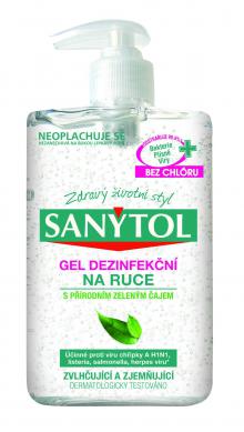 Dezinfekce na ruce Sanytol, gelová, 250 ml