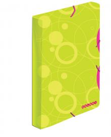 Box na spisy A4 Karton PP Duo Colori, zeleno-růžový