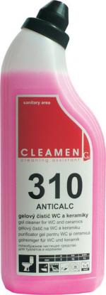 CLEAMEN 310 na WC, gelov, 750ml, istc a dezinfekn