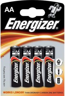 BATERIE  ENERGIZER LR6 AA tužková 1.5V, 4 ks