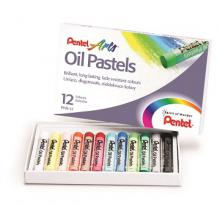 Olejové pastely Pentel - 12ks