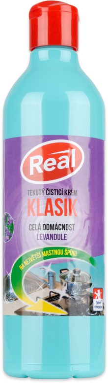 REAL tekutý prášek 600g, levandule