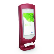 Stojanový zásobník na ubrousky Xpressnap Tork 272212, červený, systém N4