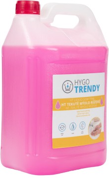 Tekuté mýdlo Trendy, růžové, 5 l