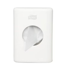 Zásobník na hygienické sáčky Tork 566000, bílý plast, systém B5