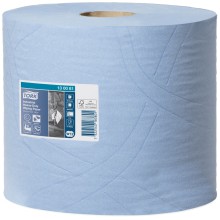 Průmyslová čistící utěrka Heavy-Duty Tork 130081, 3 vrstvá, modrá, systém W1, W2