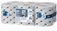 Papírová utěrka Tork Reflex 473472, 2 vrstvy, střed. odvíjení, bílá, systém M4