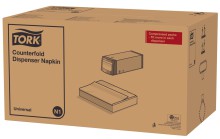 Ubrousky do zsobnku Counterfold Tork 10935, 1 vrstv, bl, systm N1