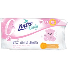 Ubrousky vlhčené Linteo, dětské, soft cream, 120 ks