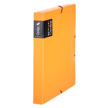 Box na spisy A4 Karton PP Opaline, s gumičkou, oranžový