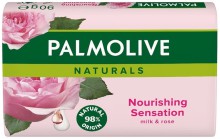 Toaletní mýdlo Palmolive Naturals, milk a rose, růžové, 90 g