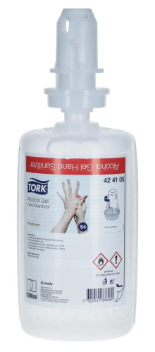 Dezinfekce na ruce Tork 420105, gelová, s alkoholem, 1 l, systém S1