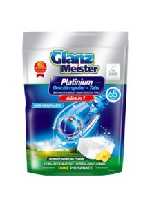 Tablety do myky Glanz Meister Platinium All in 1, 65 ks