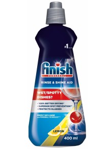 Leštidlo do myčky Finish Shine and Dry, citrón, 400 ml