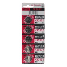 Baterie Lithiová, CR2032, 3V, Maxell, blistr, 5 baterií