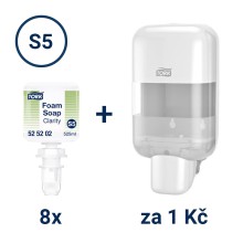 Pěnové mýdlo Tork 525202, systém S5 + zásobník