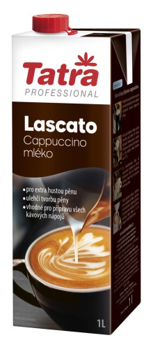 Tatra Lascato Mléko na Cappuccino 3,5 %, 6 x 1 l