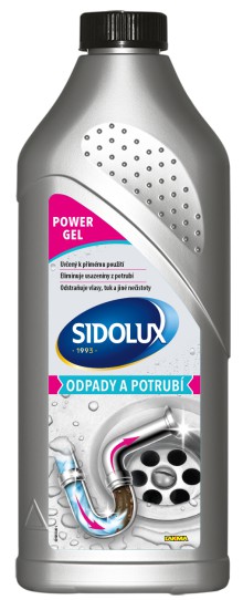 �ist�c� prost�edek na odpady a potrub� Sidolux, gel, 1 l