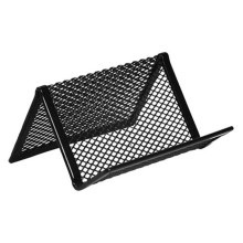 Stojan na vizitky, dr�t�n�, �ern�