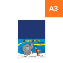 Kreslic� karton Stepa A3, modr�, 180g/m2, 50 list�