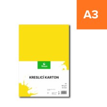Kreslic� karton Stepa A3, �lut�, 180g/m2, 50 list�