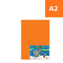 Kreslic� karton Stepa A2, oran�ov�, 180g/m2, 10 list�
