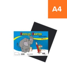Kreslic� karton Stepa A4, �ern�, 180g/m2, 50 list�