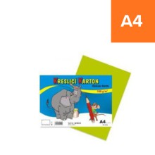 Kreslic� karton Stepa A4, sv�tle zelen�, 180g/m2, 50 list�