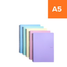 Pozn�mkov� blok PASTELINI, A5, linkovan�, fialov�, 60 list�