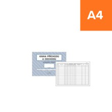 Kniha p��chod� a odchod� Optys A4, 40 list�