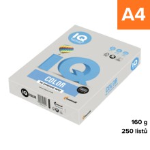 Barevn� pap�r IQ Color Trend A4 - GR21, �ed�, 160 g, 250 list�