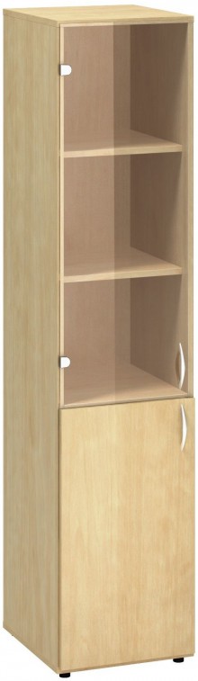 Skříň dveře/sklo L<br>400 x 470 x 1780 mm