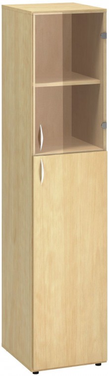 Skříň dveře/sklo P<br>400 x 470 x 1780 mm