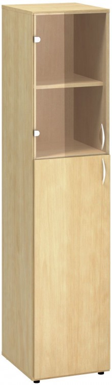 Skříň dveře/sklo L<br>400 x 470 x 1780 mm