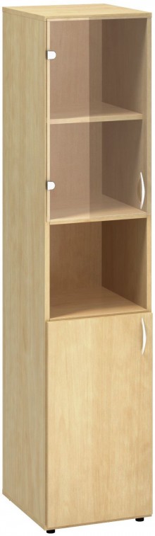 Skříň dveře/nika/sklo L<br>400 x 470 x 1780 mm
